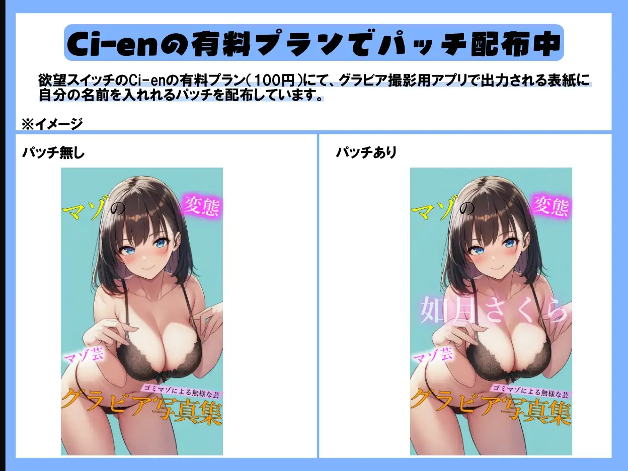 マゾのグラビア撮影会~変態的なマゾ芸の写真集~【グラビア撮影アプリ付き】