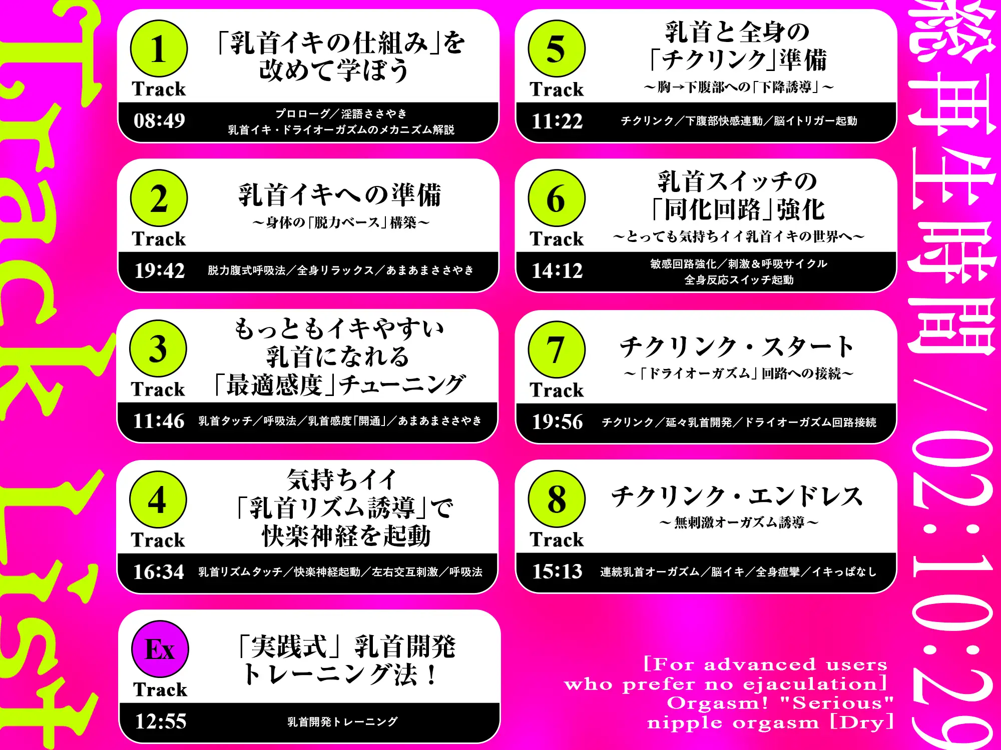 【ドライ】絶頂!「本気の」乳首オーガズム〜乳首弄りが気持ちよすぎて痙攣イキが止まらなくなる〜【射精なし上級者向け】