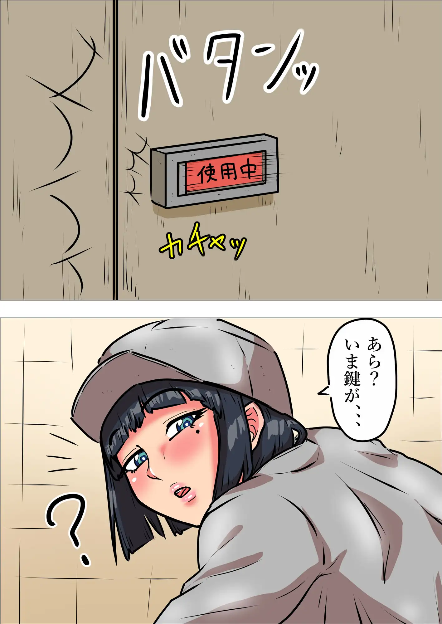 誰も来ない公衆トイレで人妻清掃員を犯したい