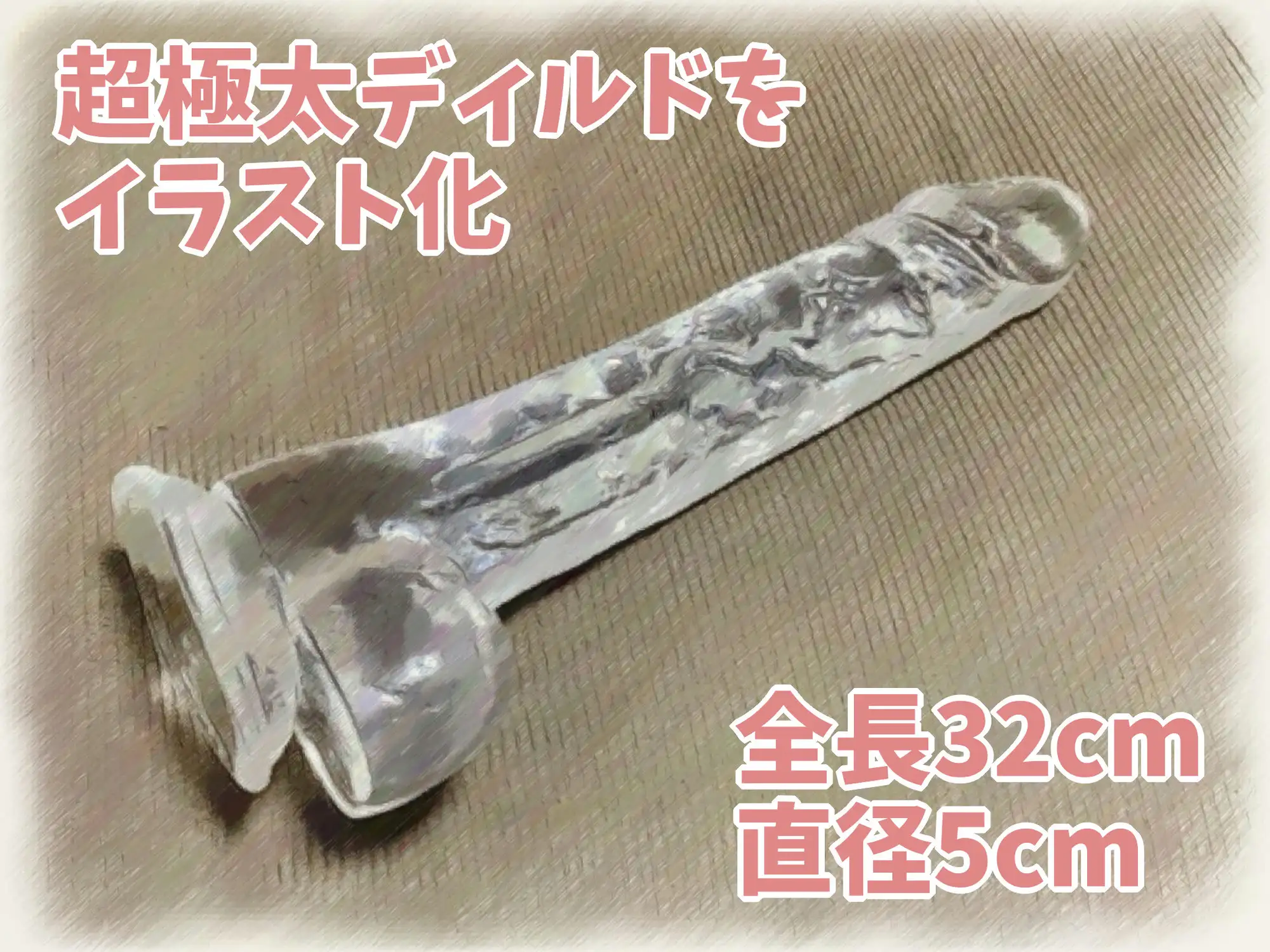 【オナニー実演】Hカップ巨乳声優 vs 超極太チンコ。全長32cm 直径5cmの超極太チンコに絶対負けない りんごのあめちゃんの場合