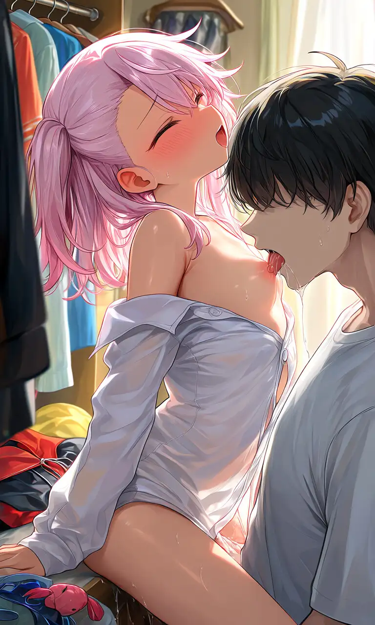 クローゼットで妹の処女まんこ開発!「ダメ///彼氏がいるの、にぃ♡♡♡」デート前の妹が兄のデカチンポに喘ぐ!悶える!?