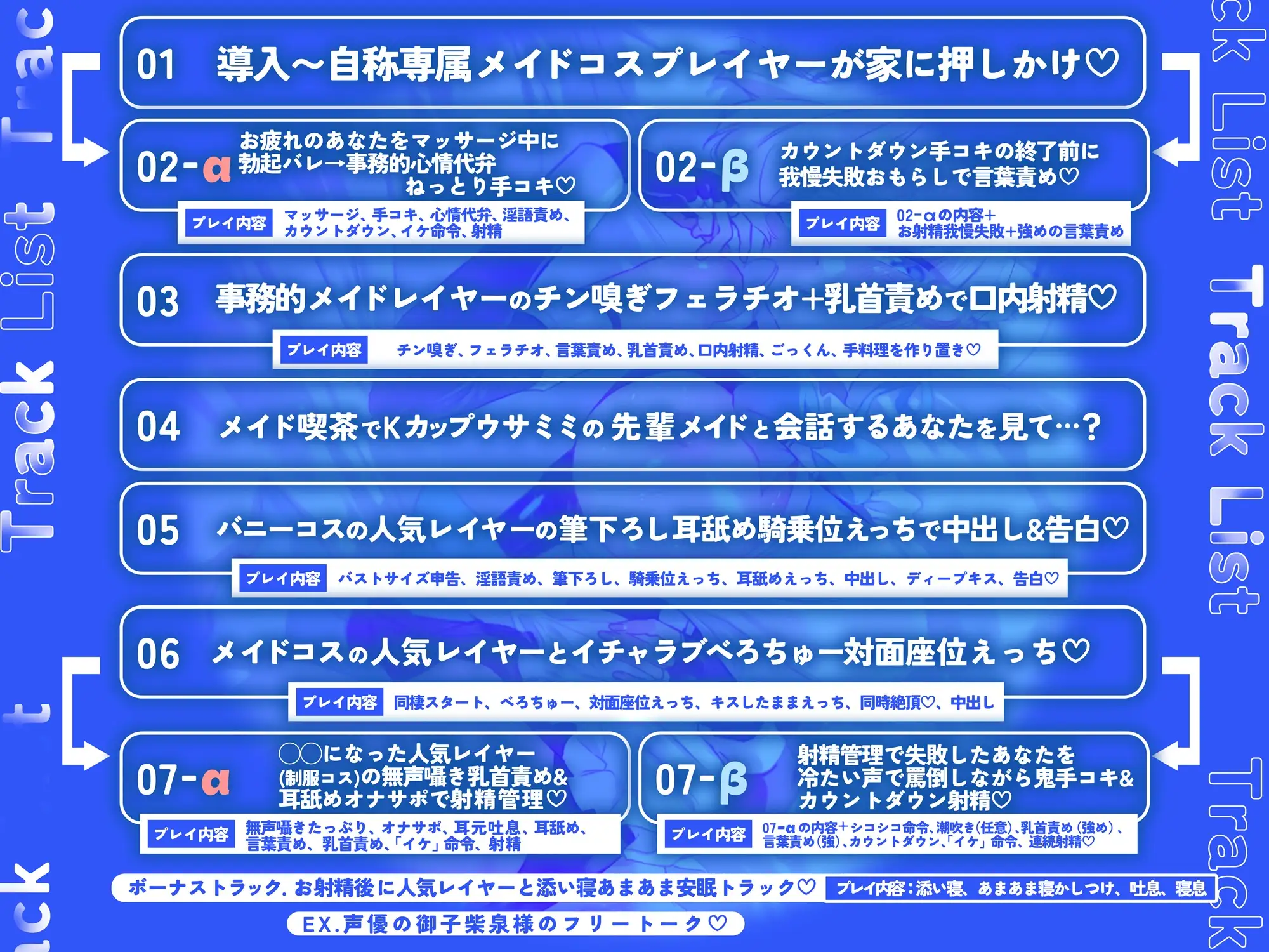 ✅6/28まで限定特典✅【逆転なし×敗北分岐ルート♡】あなたを大好きな有名コスプレイヤー兼メイドカフェの人気キャストに事務的だけど好感度MAXなオナサポや筆おろし♡