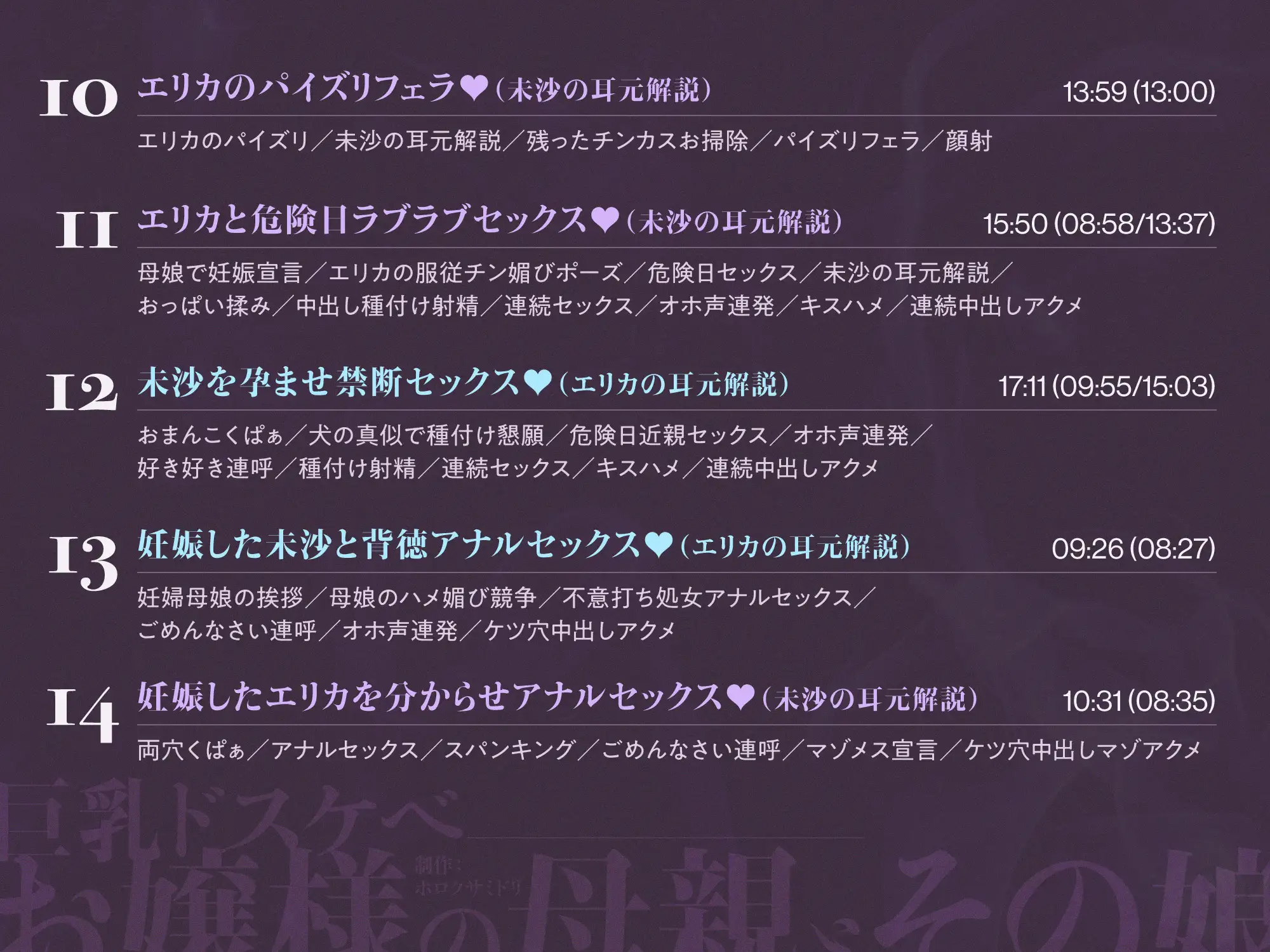 ✅6/22まで限定特典!✅巨乳ドスケベお嬢様の母親とその娘がチンカス汚ちんぽに媚び媚びご奉仕してくれるお話♡【KU100】