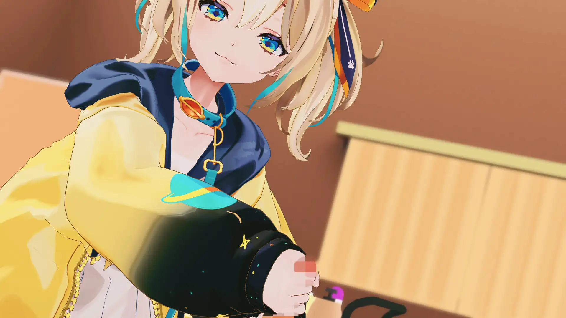 手で一生懸命しこしこ♡