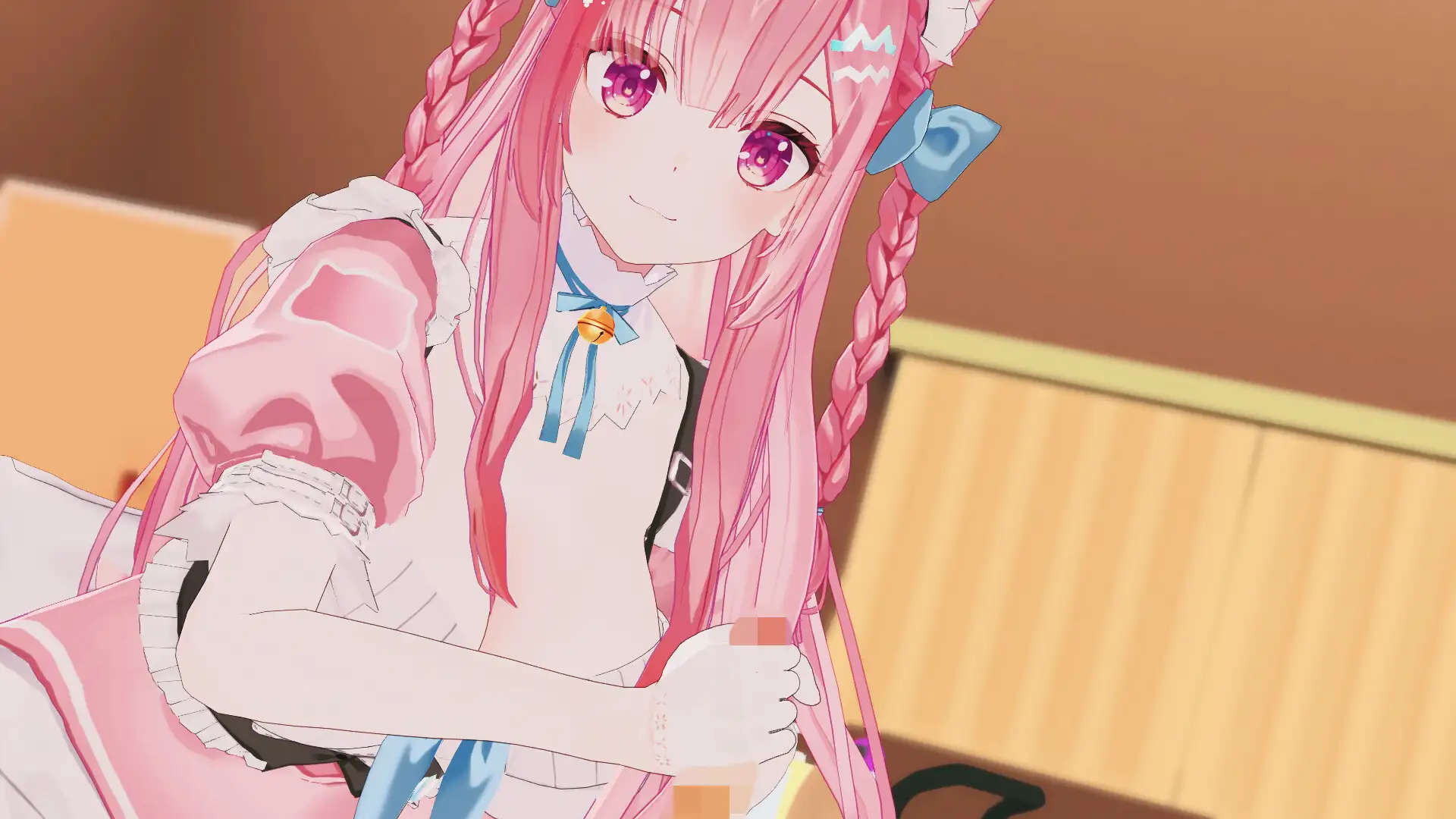 手で一生懸命しこしこ♡