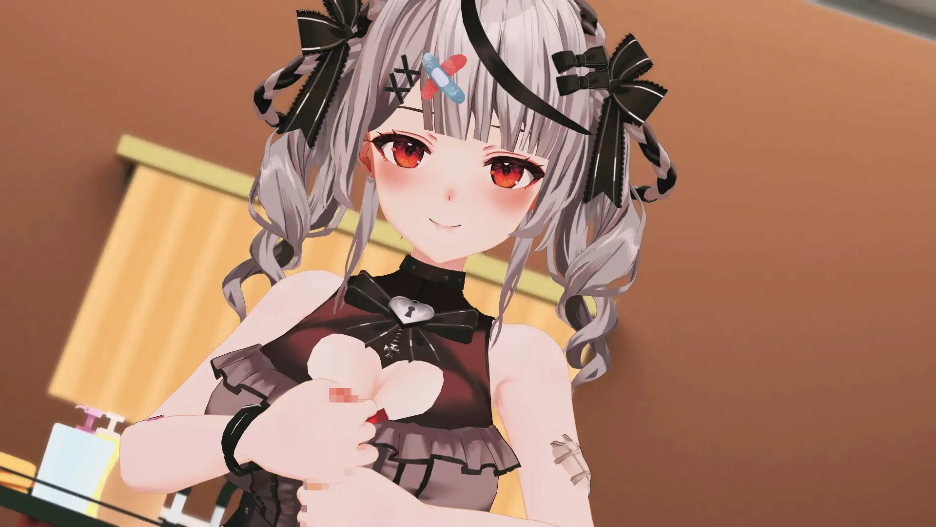 手で一生懸命しこしこ♡