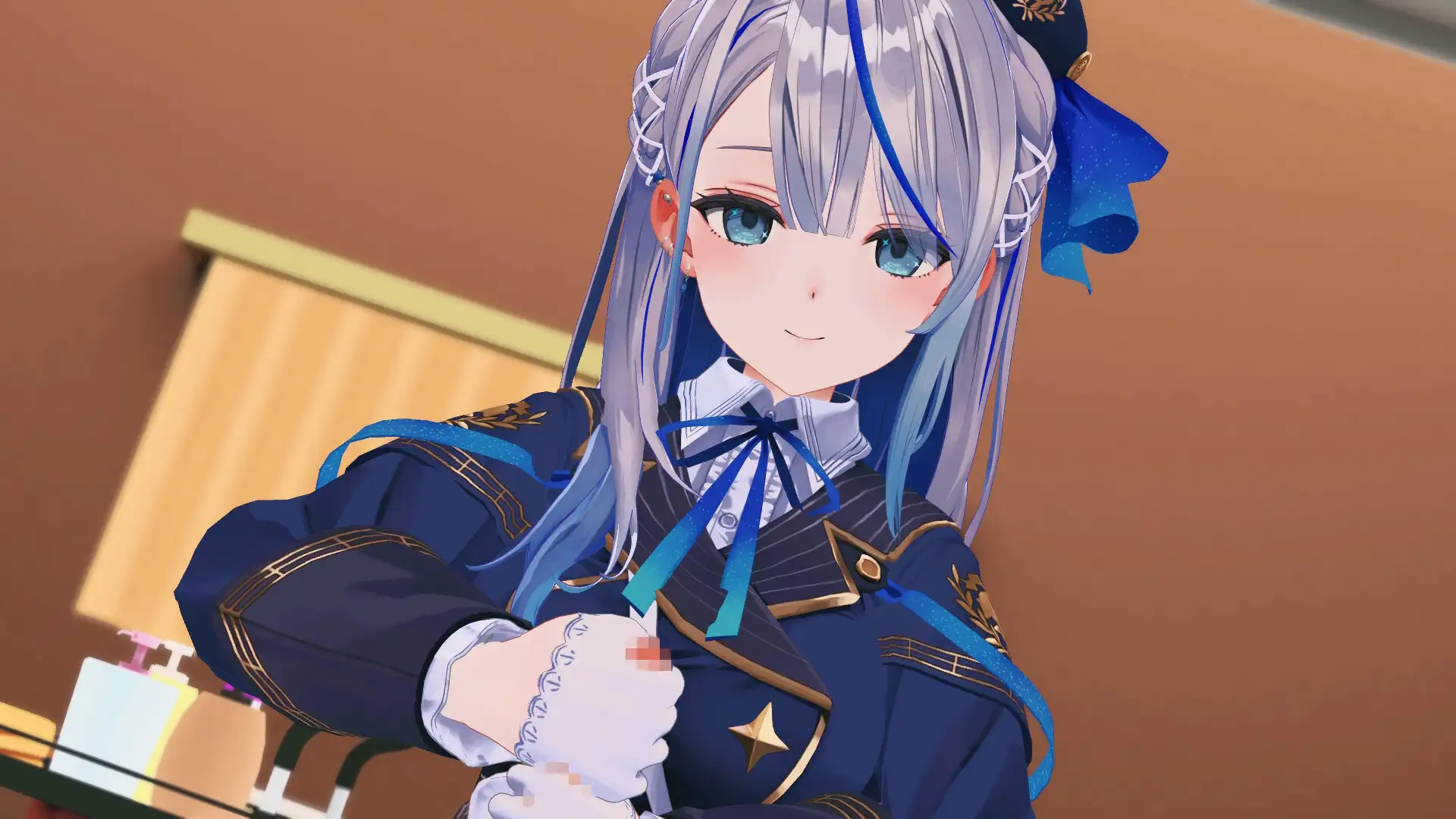 手で一生懸命しこしこ♡