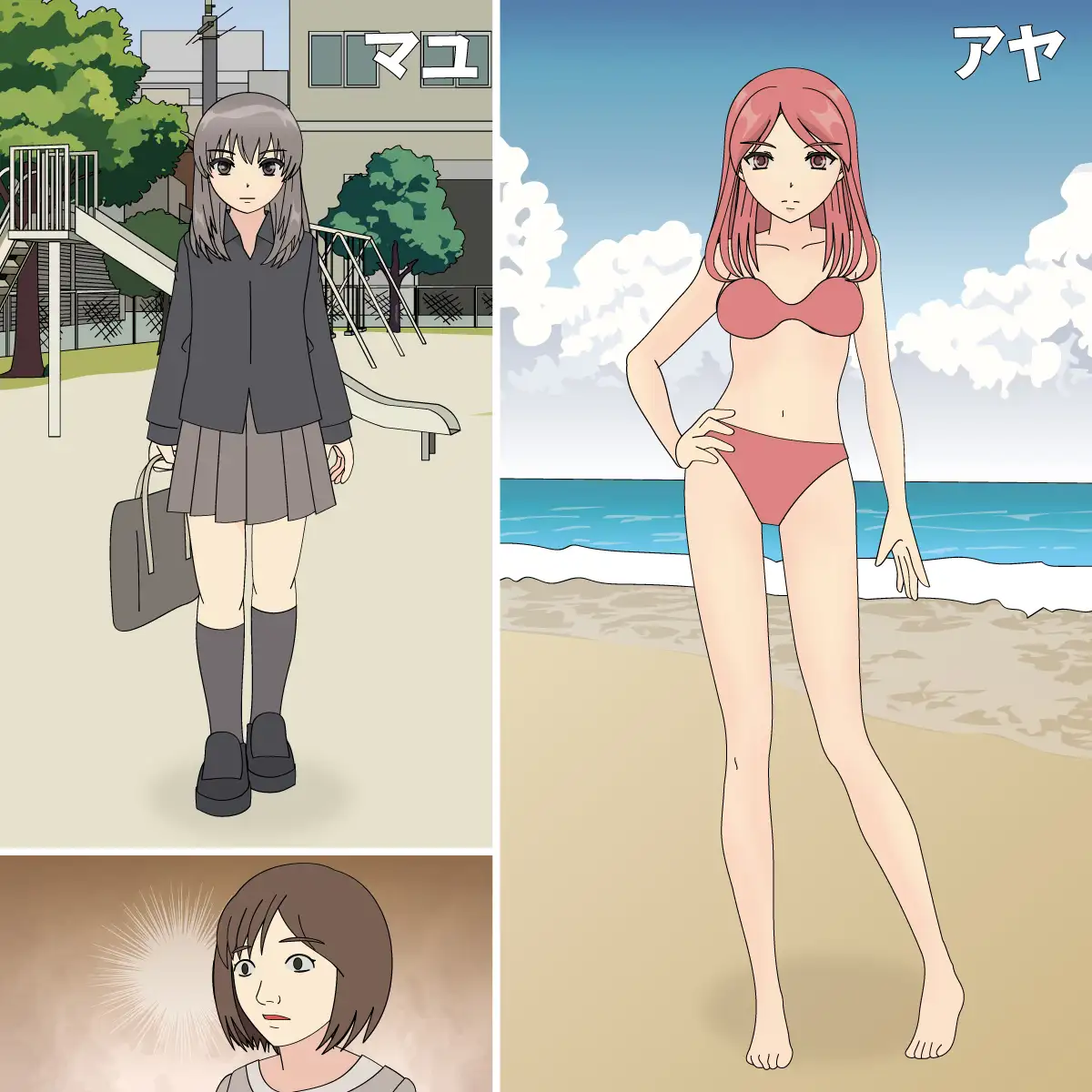 エロ× グラビアアイドルの極秘舞台と露出少女
