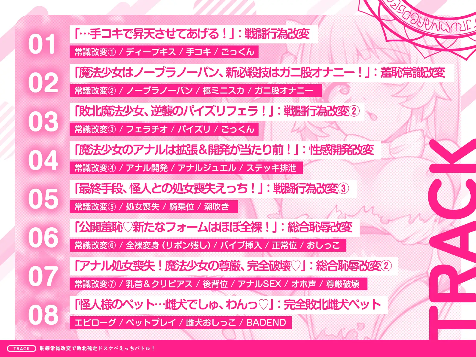 【常識改変×恥辱】敗北確定ドスケベえっちバトル!~正義の魔法少女、無様にド変態堕ち&雌犬化!?~