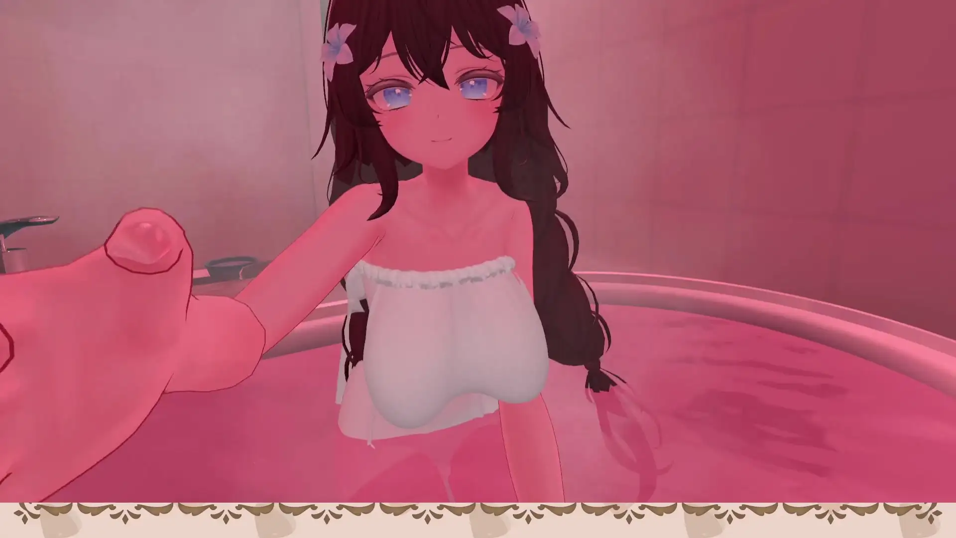 【ChilloutVR】まろんといちゃあましながらおちんぽお射精びゅっびゅ…! 井栗まろん