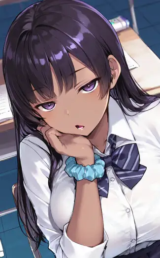 ダウナー系黒ギャルJKはお金を払えば何でもしてくれる♡孕ませ希望のだいしゅきホールドキスハメエッチ♡【✅イラスト特典あり】