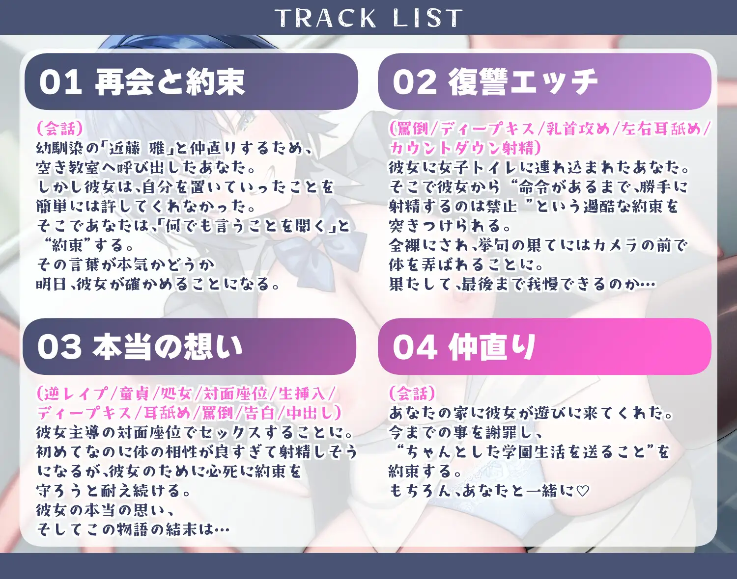 一匹狼の不良幼馴染と僕~彼女と結んだエッチな約束~