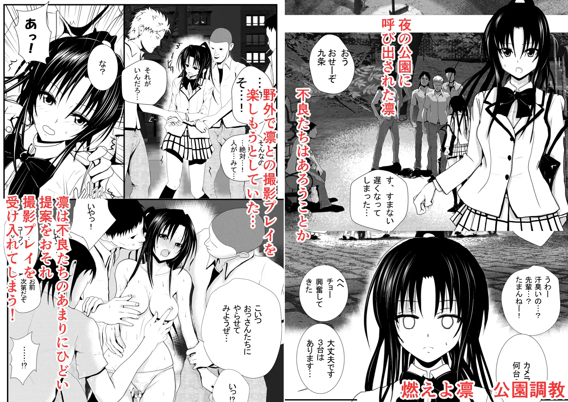 燃えよ凛 総集編 新装全裸版