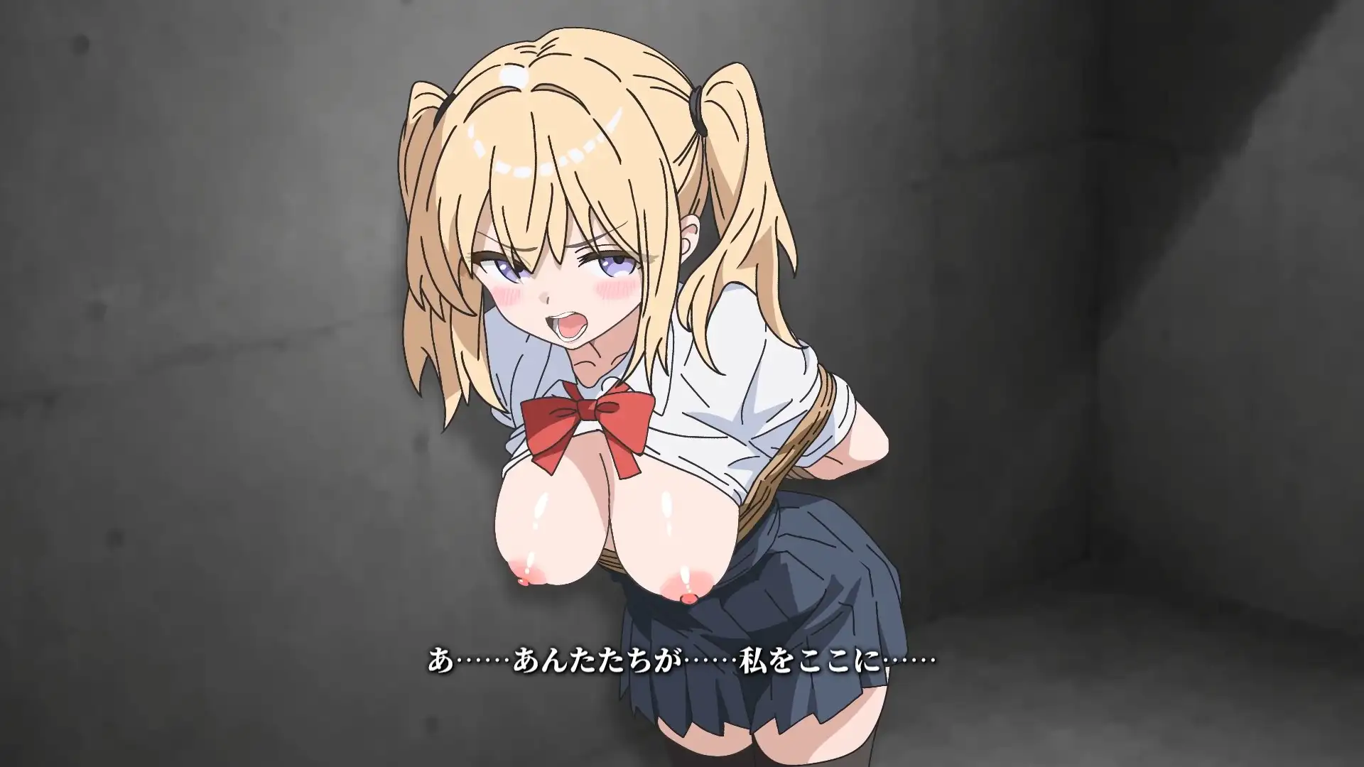 【Live2Dアニメ】拘束された少女が生意気な態度で抵抗した結果…