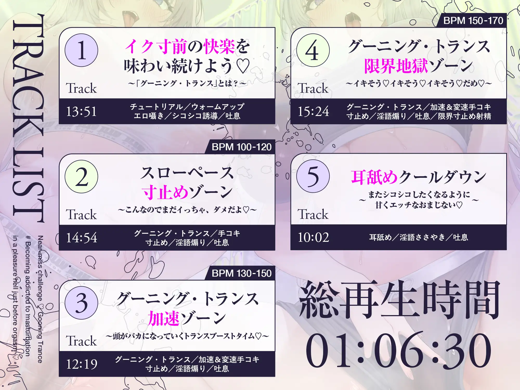 【寸止め×トランス】寸止めチャレンジ♡グーニングトランス#イク寸前の快楽地獄でセンズリ中毒になっちゃう♡