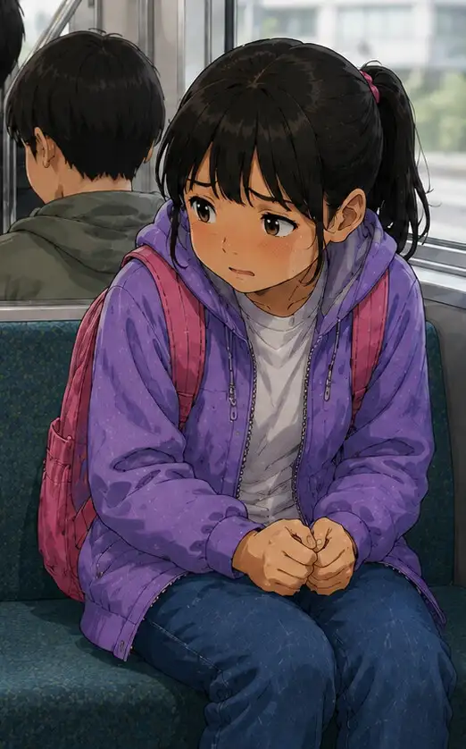 お花摘みの失敗 さほさん、駅で