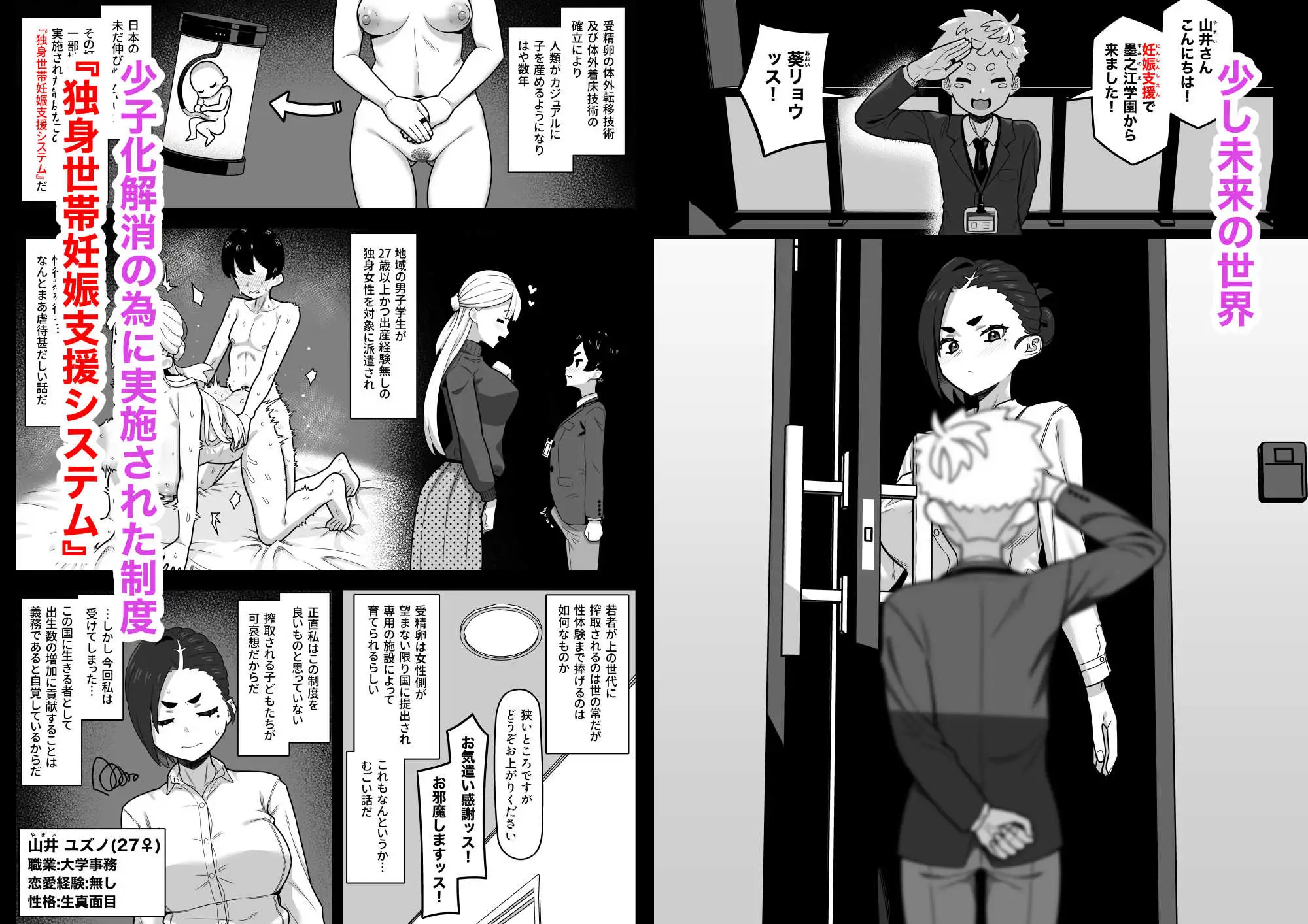 独身世帯妊娠支援システム
