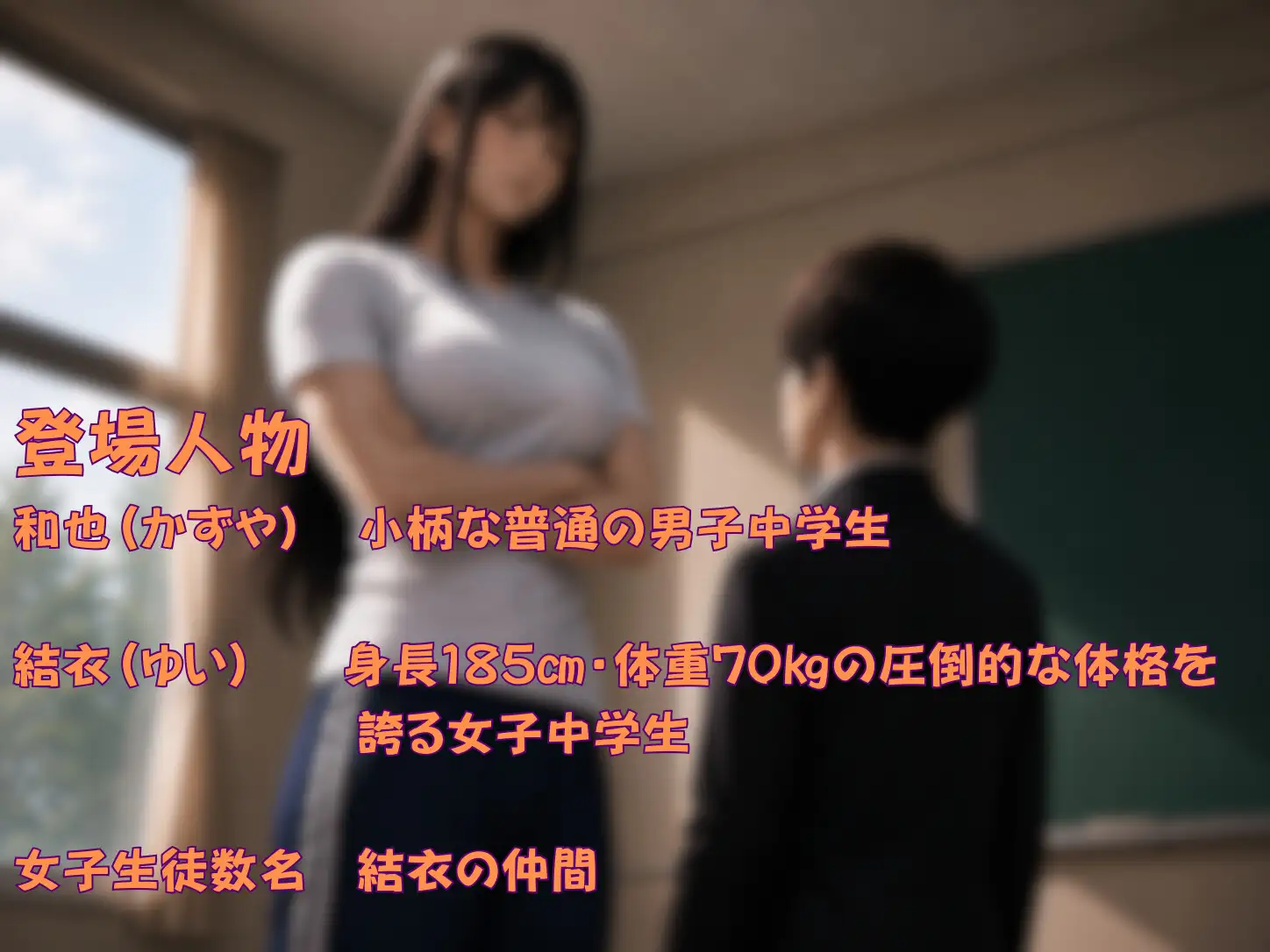 女子からの圧倒的な暴力にひれ伏す男子 第一部