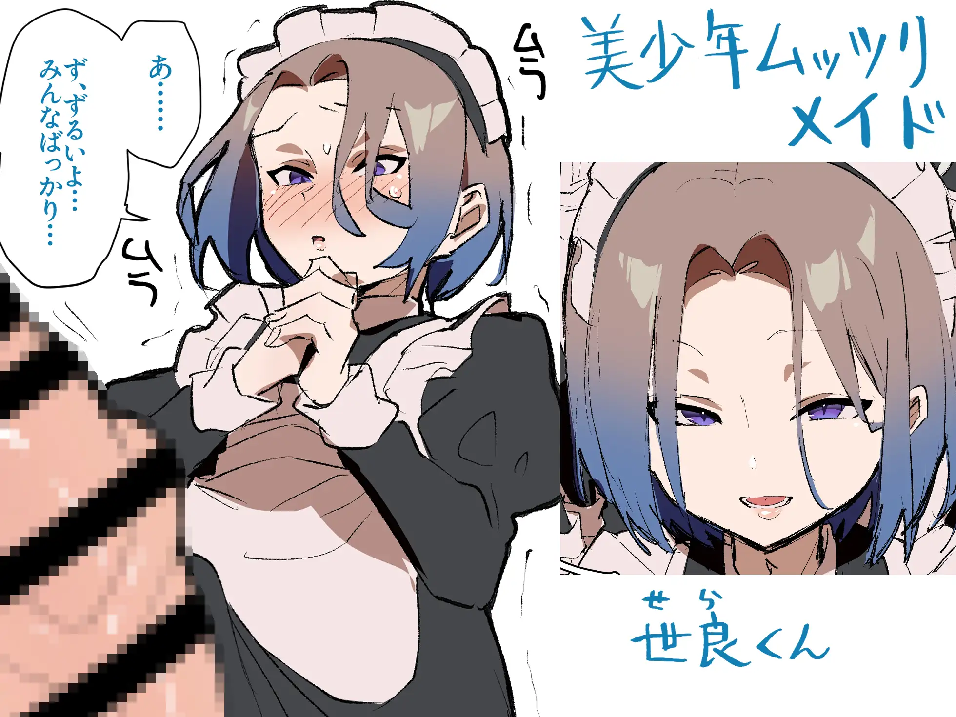 男の娘メイドとエッチする本。