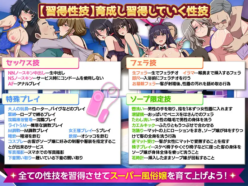 家出娘を集めて風俗店を作ってみた! 風俗店経営シミュレーション