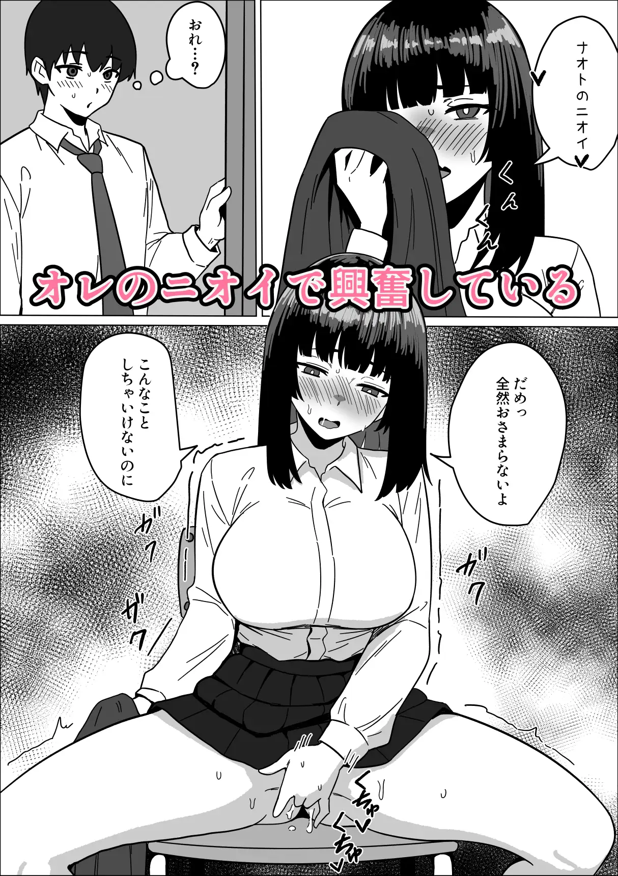まじめな生徒会長が俺のニオイでオナニーしている件