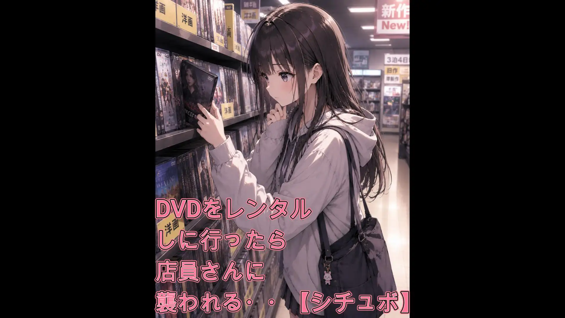 DVDをレンタルしに行ったら店員さんに襲われる・・【シチュボ】
