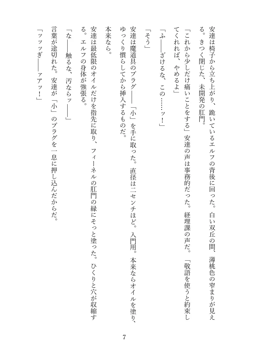 高慢なハイエルフを奴○調教してメス堕ちさせる話