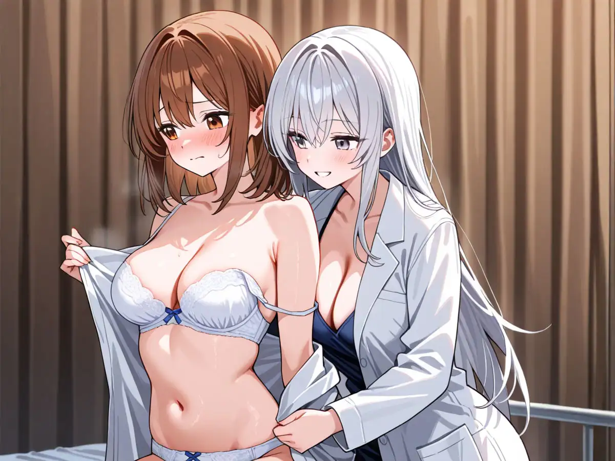 【NTR 百合】セックスレスで悩む妻が美人巨乳カウンセラーに寝取られた‥