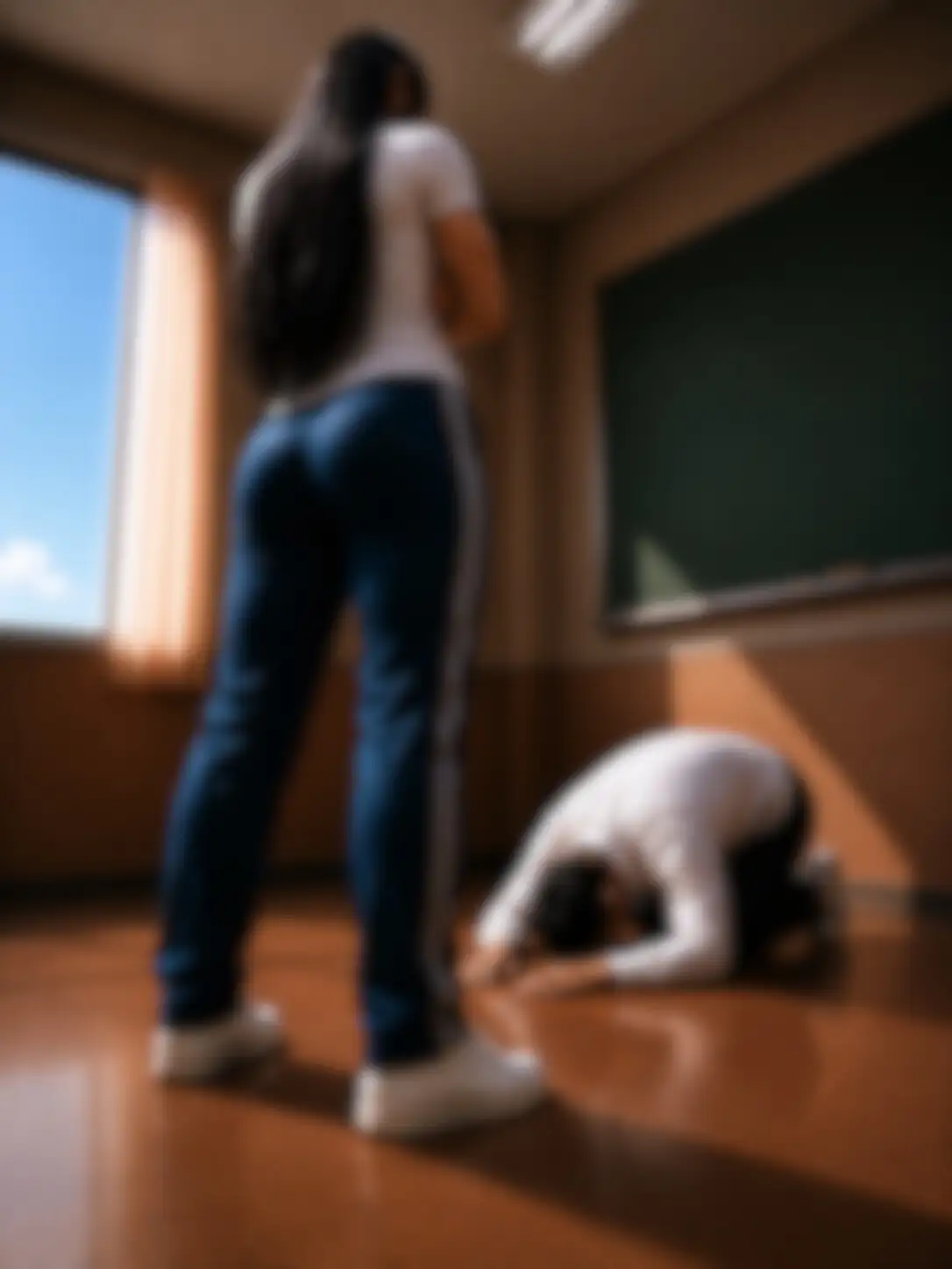 女子からの圧倒的な暴力にひれ伏す男子 第三部