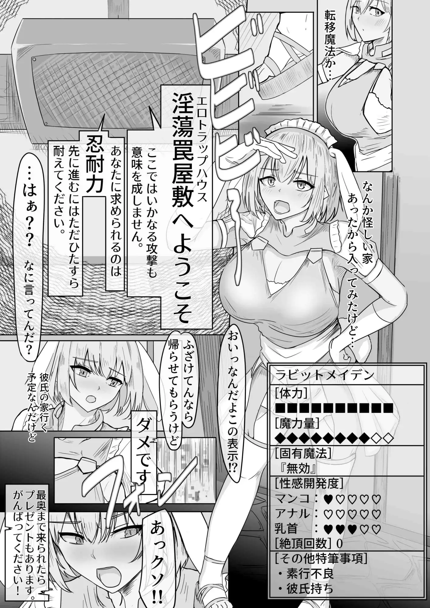 魔法不良少女ラビットメイデン～淫蕩罠屋敷へようこそ～