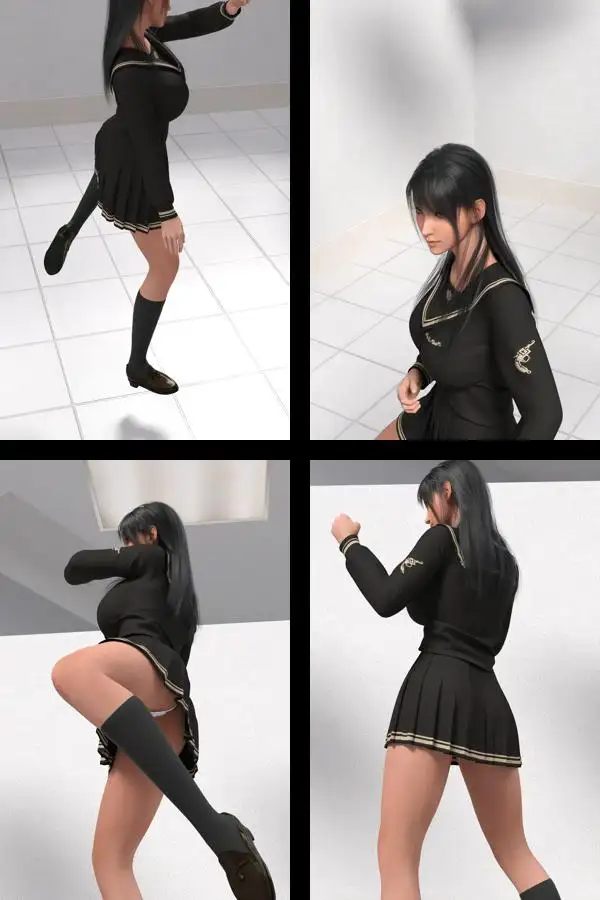 才色兼備の万能女性格闘家 霧島 愛唯の陸上競技モデル風写真集JK’26_01