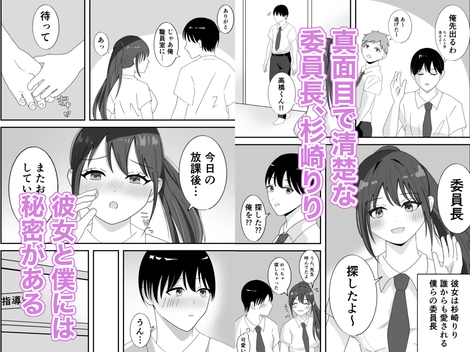 エチメイト 清楚な委員長と性欲処理の関係になった話