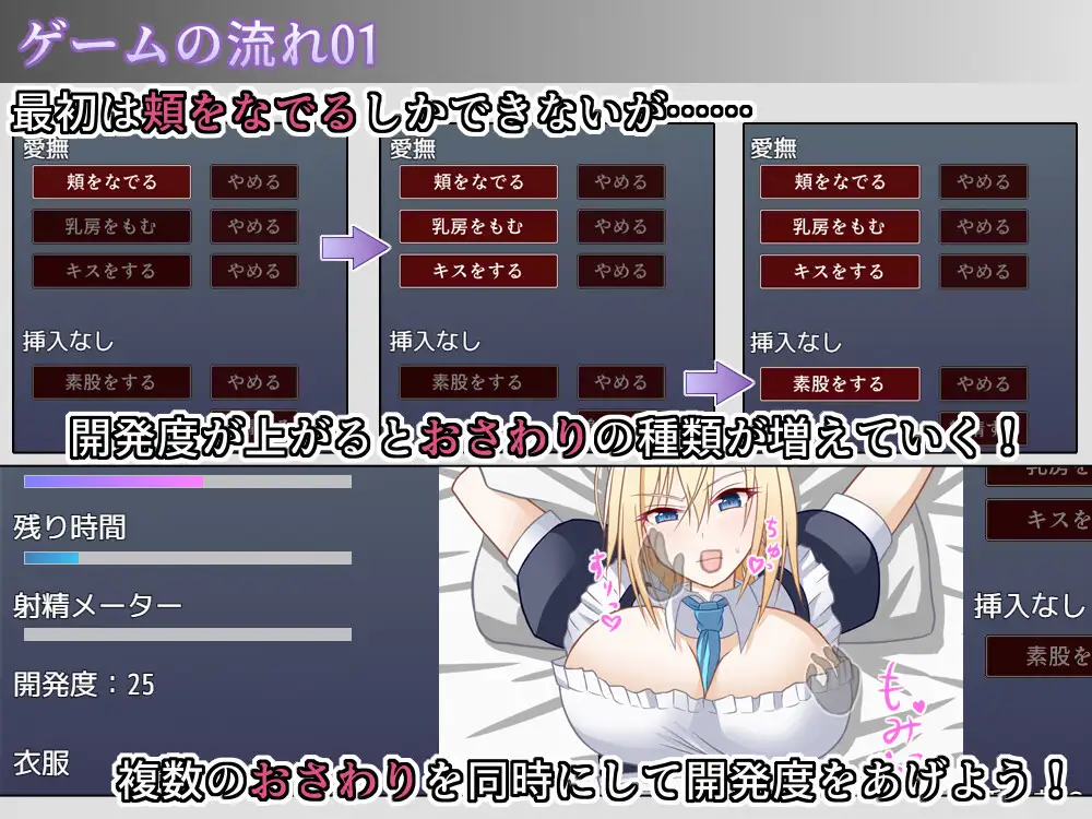 お屋敷メイド妊娠計画～お嬢様の代わりに私を抱きなさい！～