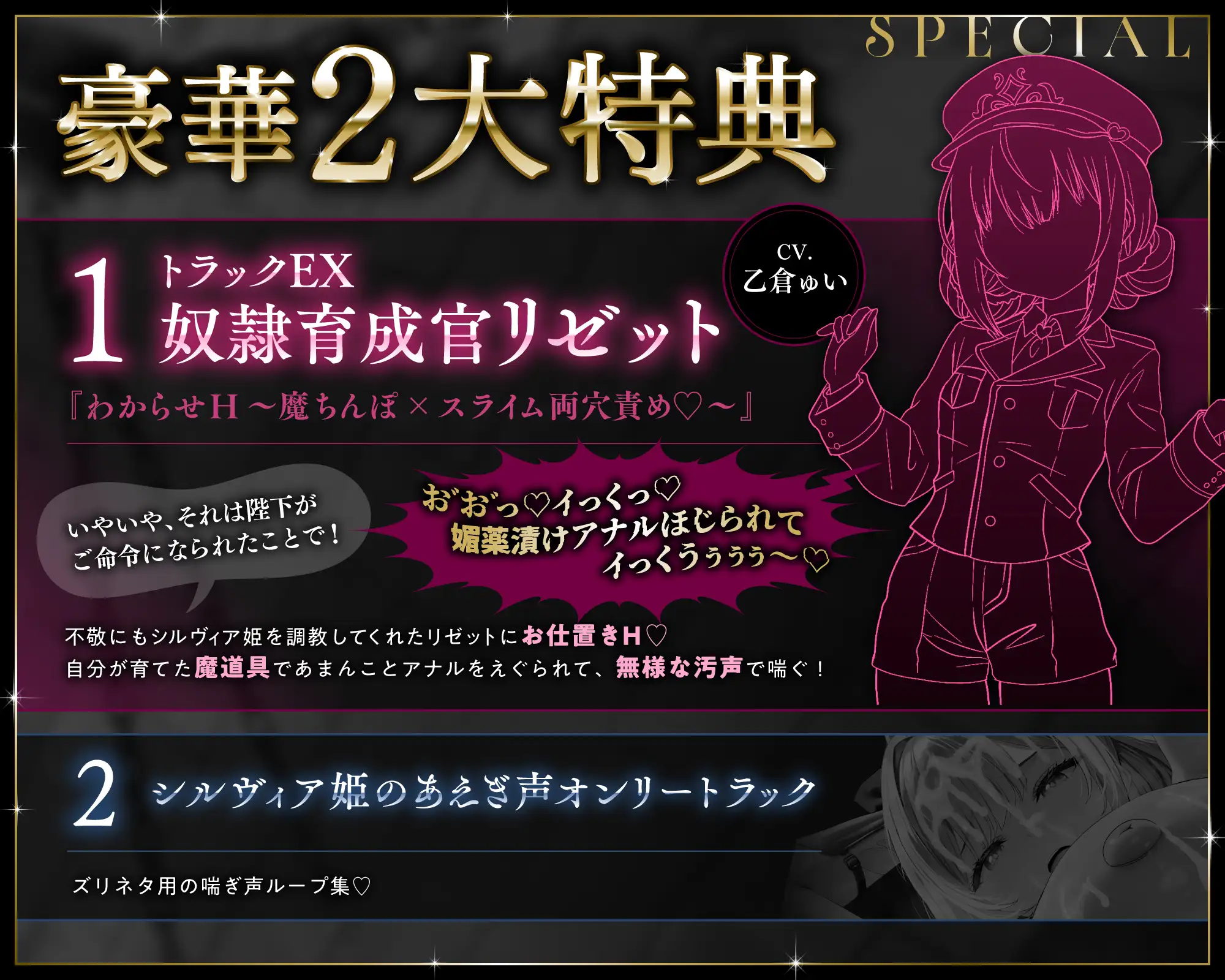 【姫騎士×再敗北】「殺したいほど憎い男に、また犯されて…」仇のチンポで孕ませ調教♡Hカップ姫騎士が『専属奉仕奴○』に堕ちるまで✅豪華特典付き✅