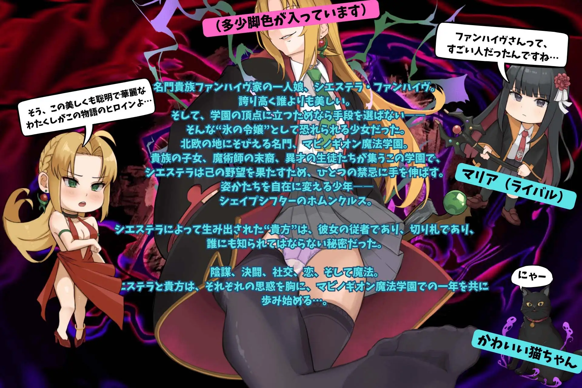 悪役令嬢のシェイプシフター ~魔法学園見聞録~