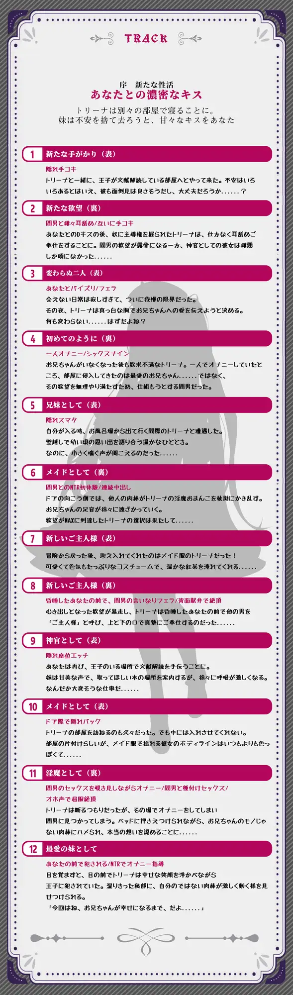 ⭐️自社製音声プレーヤー付き⭐️淫魔に墜ちゆく妹神官~愛する妹が間男の性処理オナホになるまで~