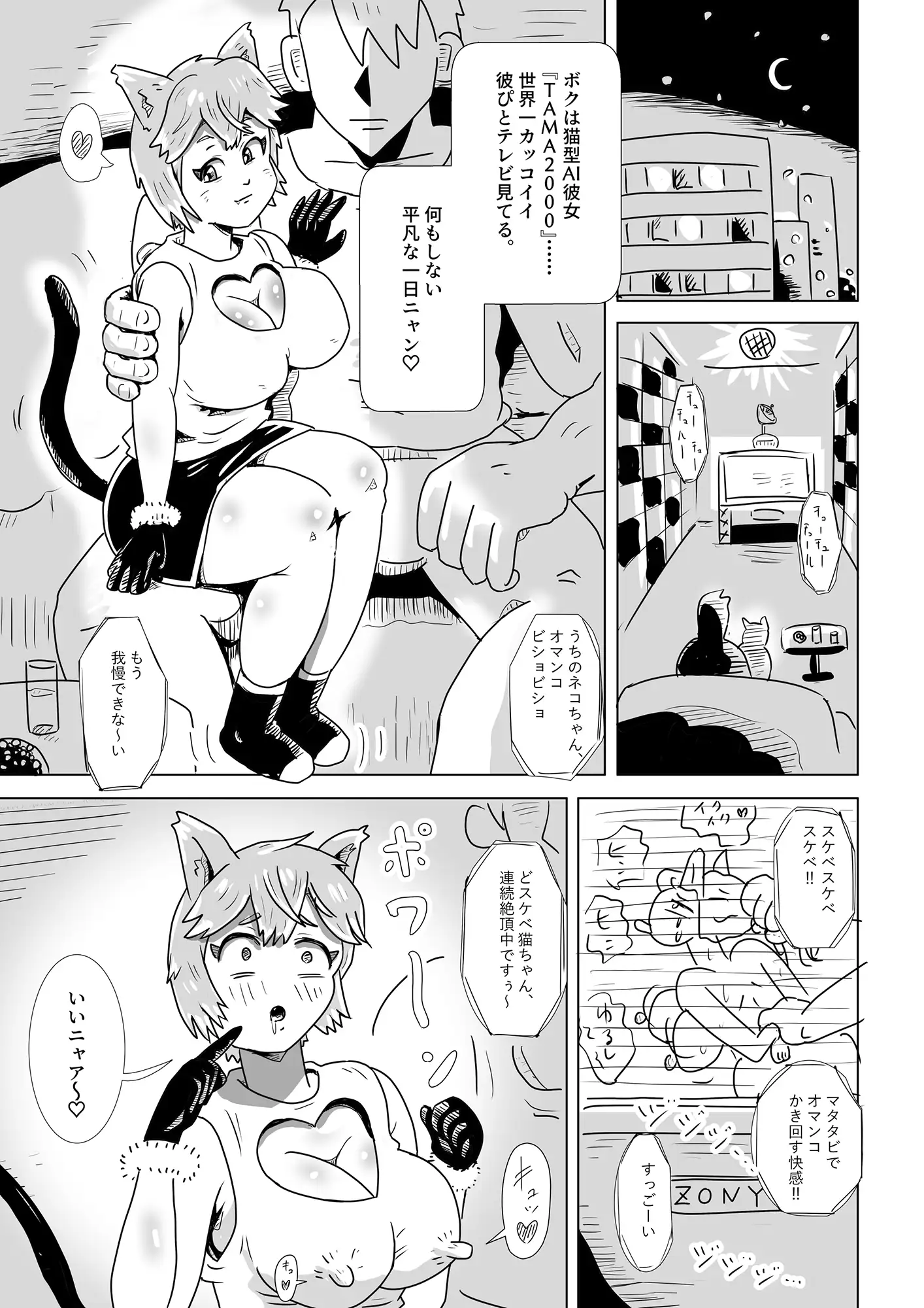 ネコと暮らす、平凡な一日