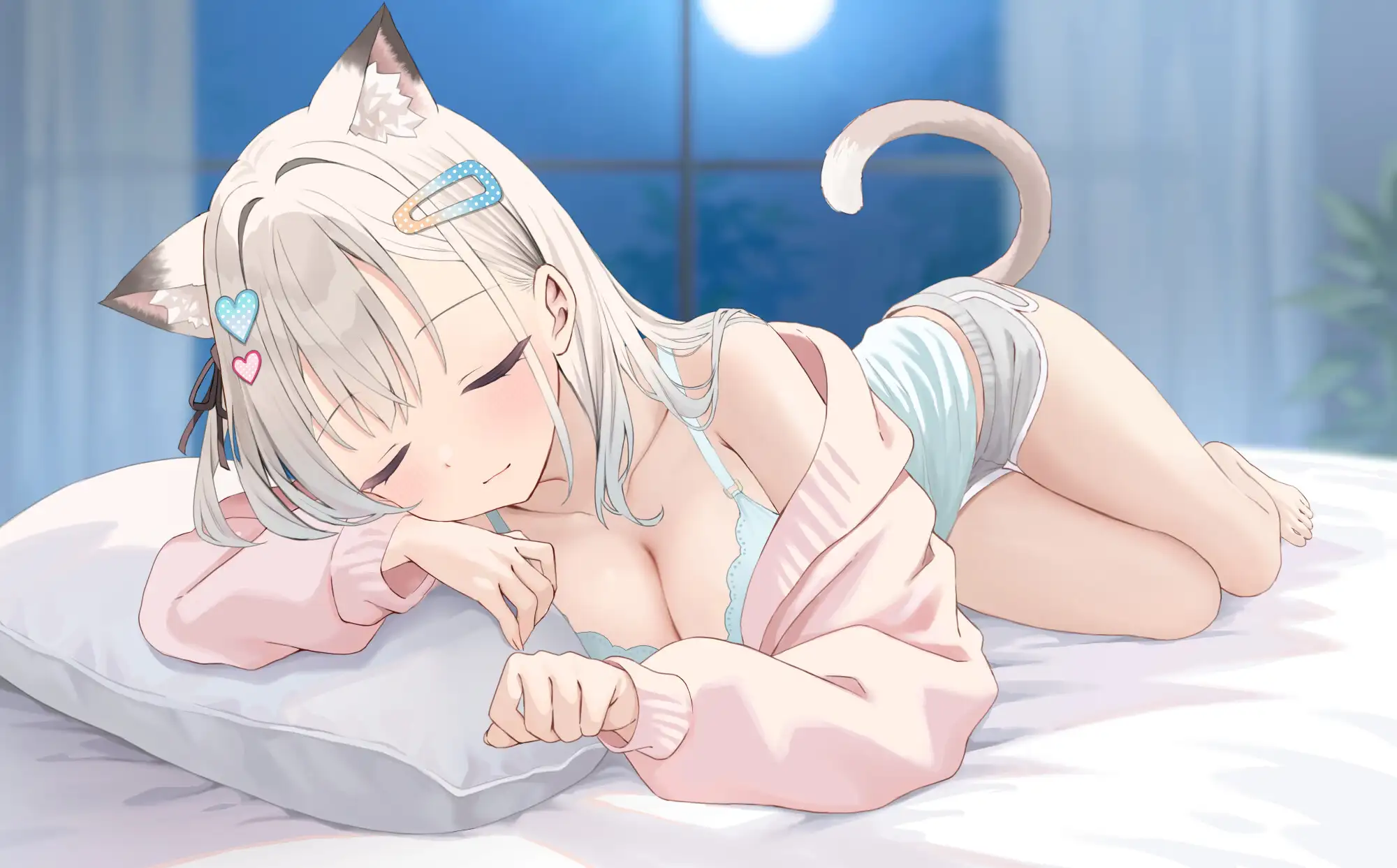 ≪もっとなでなでしてにゃん♡≫ ご主人様だいすきモカちゃんとふわふわにゃんにゃんな1日 【おひるね・お耳そうじ・おふろ】