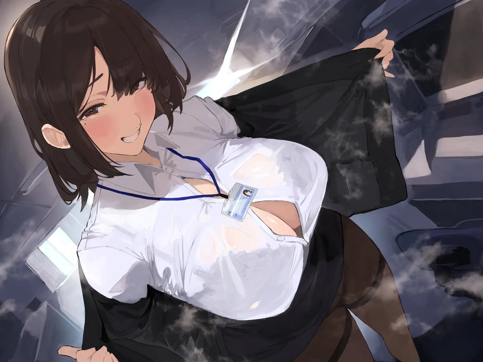 慰安課のデカ乳マゾメス後輩社員を自分専用のセフレにしてオホ声まみれの性欲解消ラブラブ種付け交尾をする話