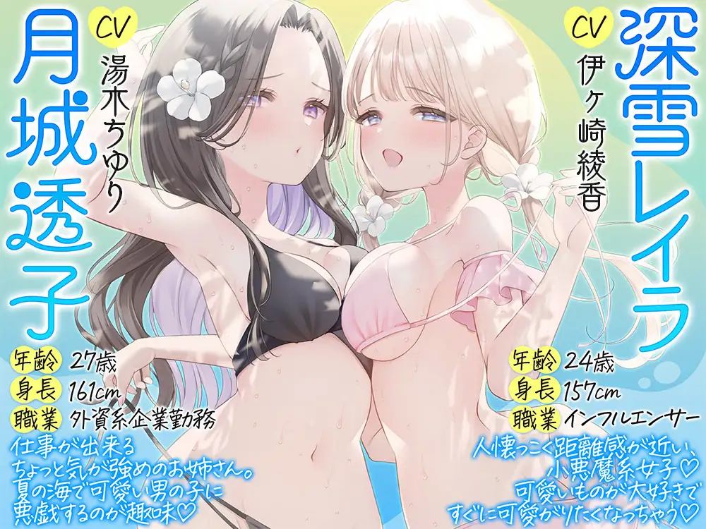 夏の海で恥ずかし～い♡開発済み乳首バレ！もっと雑魚雑魚乳首に開発されちゃいました♡