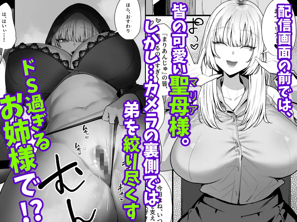 ドSな姉さんのストレス発散方法は、実弟の僕を拘束してバッコバコにオナニーセックスすることです。