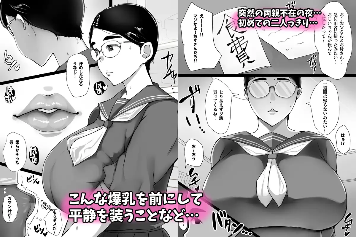 地味子のくせにむちむちな姉にムラムラしてセックスしちゃった話