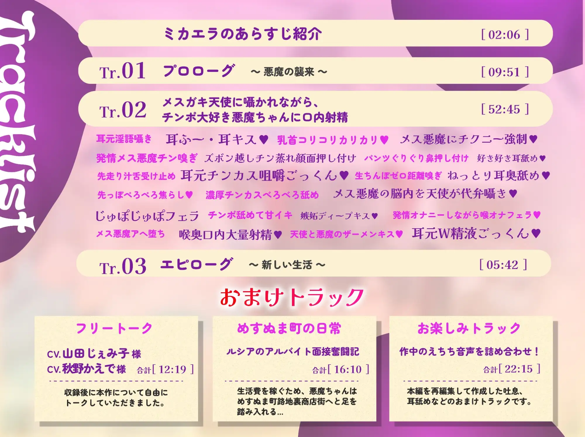 【7日間限定セール！】チン嗅ぎ変態メス悪魔の襲来～ 耳元でメ○ガキ天使に囁き実況されながら、チンポを懇願するメス悪魔のド下品フェラでぐっぽり口内射精