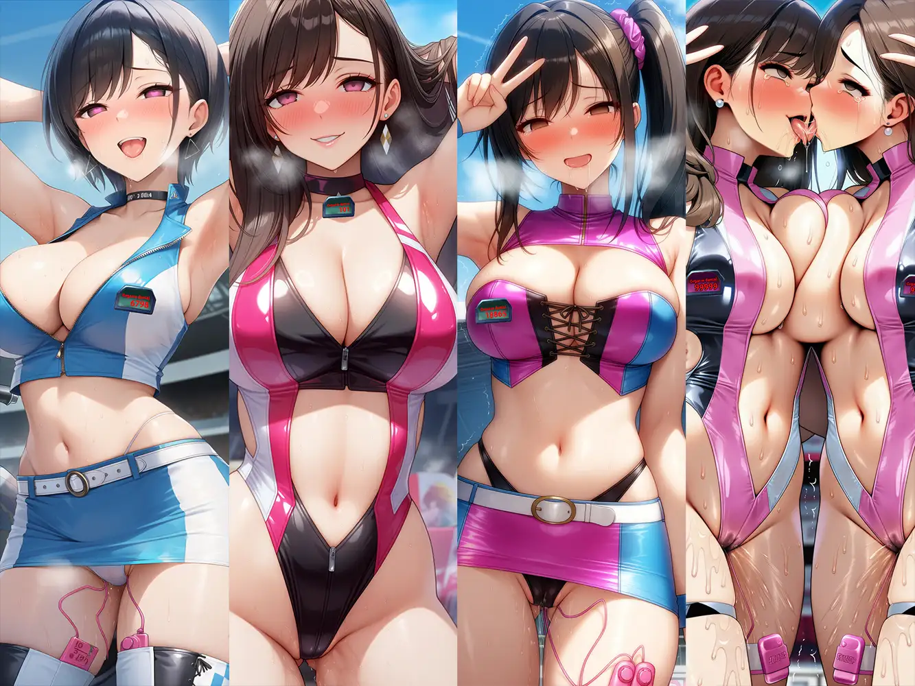 『催○レースクイーンコレクション、イベント会場で極限快楽地獄』