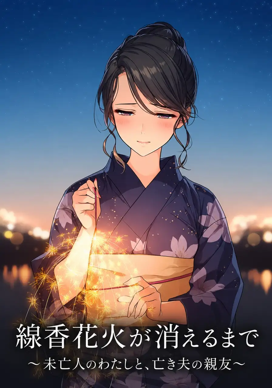 線香花火が消えるまで ～未亡人のわたしと、亡き夫の親友～