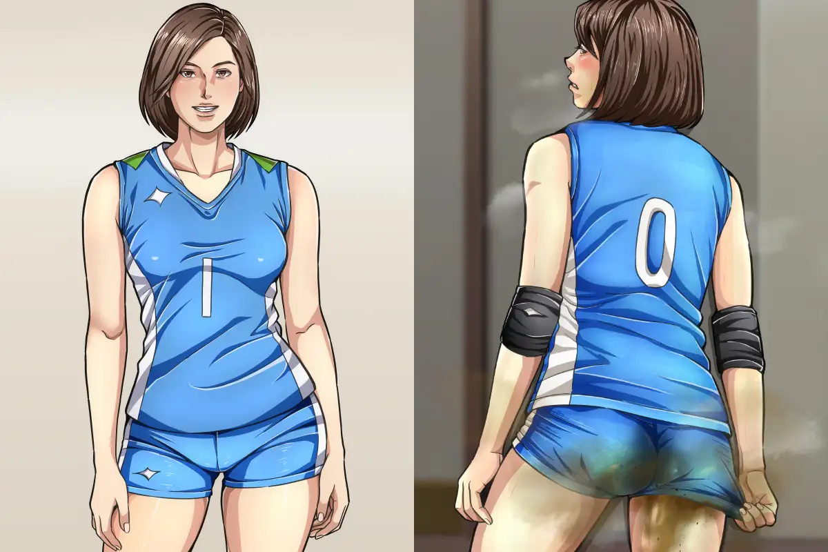 人妻バレーボーラーお漏らし