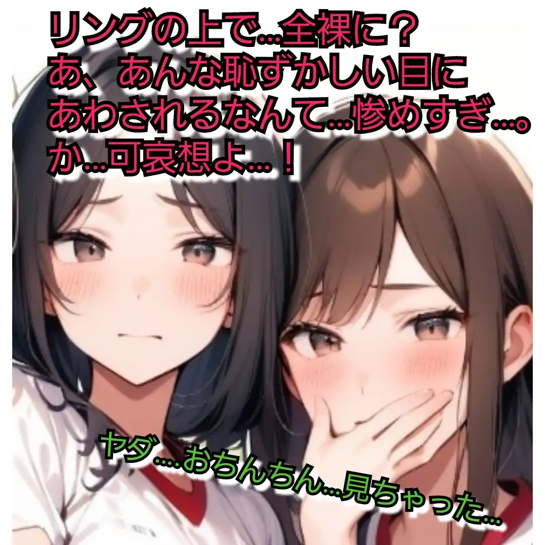 いじめっ娘倶楽部のSPHボイス 女子に負けてリングの上で全裸にされる話 【第1話】晒される恥ずかしい短小包茎