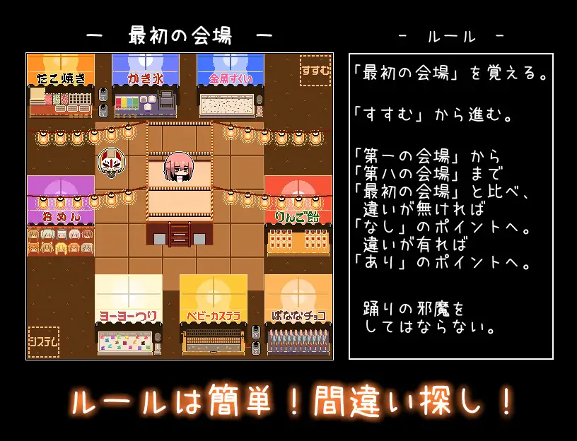 迷子の夏祭り
