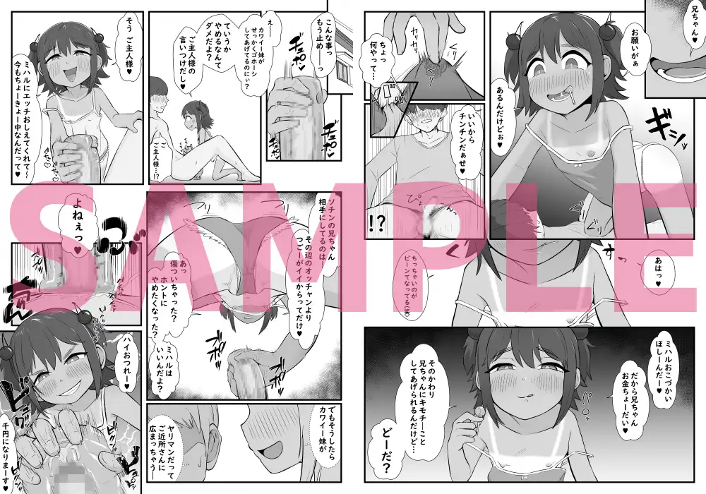 カワイイ妹がオッサンのオナペットに変わってた-見せつけSEXと惨めで財布なボク-