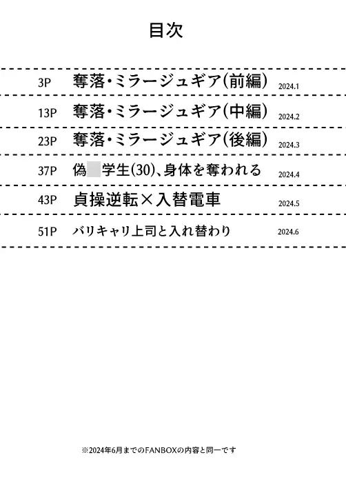 入れ替わり漫画詰め合わせ箱3
